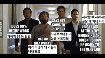 조별과제를 괴롭게 하는 5가지 유형