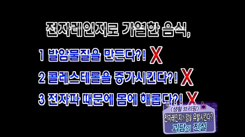 전자레인지 괴담, 근거는 있을까?
