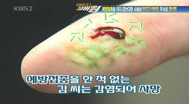 영국 정부가 권하는 예방 접종 7종