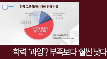 다 대학갈 필요는 없는 거 아니냐고?