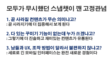 스냅챗 성공의 비밀: 고정관념을 틀다