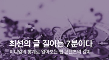 긴 글은 인터넷에서 안 통한다?: 미디엄의 데이터가 주는 교훈