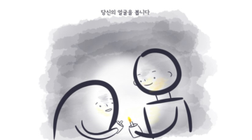 당신의 얼굴을 봅니다