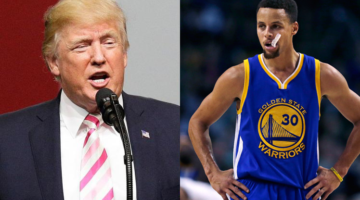 NBA 선수 스테판 커리에게 시비 건 트럼프 대통령