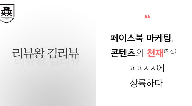 페이스북 마케팅, 콘텐츠의 천재(자칭) ㅍㅍㅅㅅ에 상륙하다: 리뷰왕 김리뷰 인터뷰
