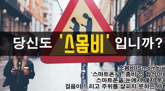 길 위의 좀비, ‘스몸비’를 막아라