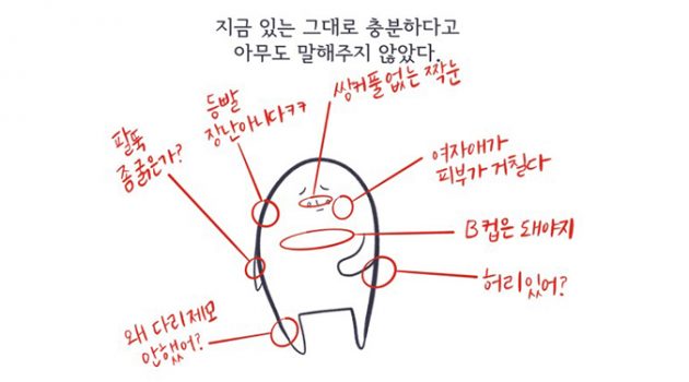 나는 나답게 생겼어, 그걸로 충분해