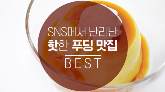 SNS에서 난리난 핫한 푸딩 맛집 BEST