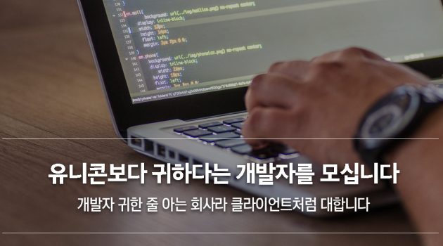 개발자를 클라이언트처럼 모십니다: 바다를 혁신하는 마도로스, 개발자를 찾습니다