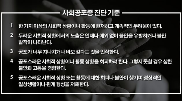 사람이 무서운 당신, 혹시 대인기피증?