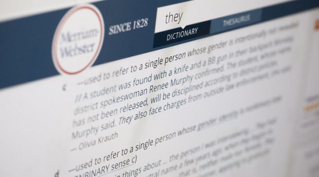 메리엄웹스터 사전이 뽑은 올해의 단어는 ‘They’