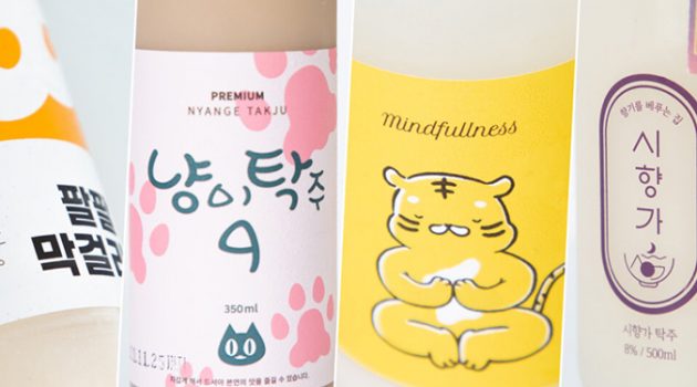 힙스터를 위한 감성 막걸리 4종