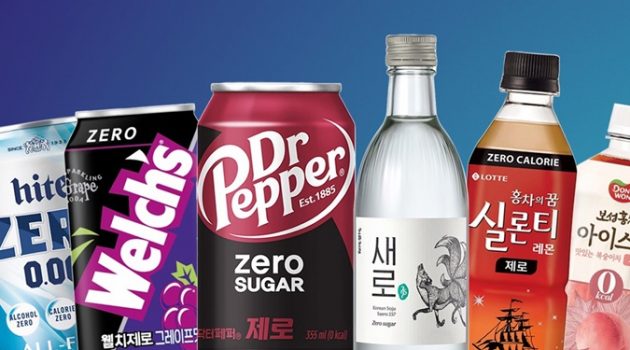 제로를 향해 달려가는 한국음료, 신상 제로 음료 6